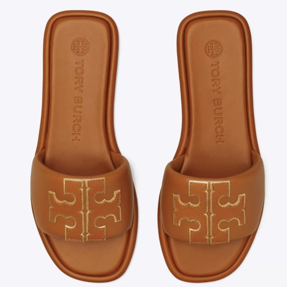 Tory Burch Double T Sport slide Size 7 NEW